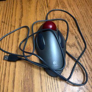 Logitech Trackball Mouse - Wired USB - Used [2]